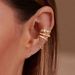 Hot Selling Design Sense Hip Hop Style Irregular Arrangement Ear Bone Clip Ladies High End Versatile Ear Accessories_ipsvogv.com