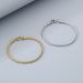 Rope Bracelet Trendy Simple Gold Stainless Steel Twist Chain Unisex Jewelry_ipsvogv.com