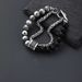 Tiger Eye Stone Luck Beads Titanium Steel Bracelet Men's Non Fading Personality Versatile Women's High End Handmade Accessories Bracelet_ipsvogv.com