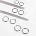 Women’s Jewelry Set Fashionr Supply Retro Fashion Simple Stainless Steel Ear Buckle Versatile Round Hoop Earrings Earrings_ipsvogv.com