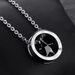 Star Love Couple Memorial Titanium Steel Necklace Simple Hip Hop Trendy Men And Women One Piece Couple Necklace_ipsvogv.com