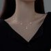 Silver Clover Necklace For Women 2022 Trendy New Ins Cool Style Clavicle Long Tassel Neck Chain_ipsvogv.com