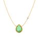 Women's Jewelry Beaded Edge Claw Inlaid Faceted Multi Color Artificial Crystal Necklace Creative Design Fashionable Long Single Flower Necklace_ipsvogv.com