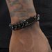 Hip Hop Trendy Thick Cuban Chain Stainless Steel Men's Bracelet Fashion Personality Jewelry Non-Fading_ipsvogv.com