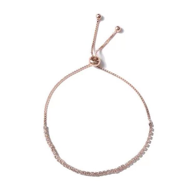 Simple And Extendable Water Diamond Claw Chain With Adjustable Bracelet For Women's Jewelry_ipsvogv.com