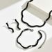 Hot Selling Women Necklace Hand Earrings Wedding Jewelry Three Piece Set_ipsvogv.com