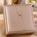 Japanese Korean Niche Design With Adjustable Titanium Steel Necklace For Women's Fashion Versatility, Simple And Cool_ipsvogv.com