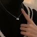 S Pure Silver Ball, Natural Freshwater Pearl Necklace, Female Niche, High-end Feeling, Double Bead Small Light Bulb,_ipsvogv.com
