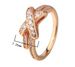Designer High Edition Light Luxury Pair Ring Versatile Liens Simple V-Gold Ring Women's Fashion Cross Ring_ipsvogv.com