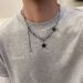 Black Star Tassel Necklace Autumn And Winter New Neutral Sweet Cool Pendant Sweater Chain Hip-hop High-end Versatile_ipsvogv.com