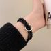 New Chinese Style, Like A Fish In Water, With Koi Safety Buckle, Double Loop Obsidian Agate Brac, Ancient Style_ipsvogv.com
