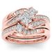 Sanjie's New Plating Simulation With Micro Setting Zircon Three Set Engagement Ring_ipsvogv.com
