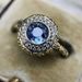 Sanjie Women's Couple Instagram Internet Celebrity Zircon Creative Flower Shaped Pair Ring_ipsvogv.com