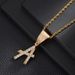 Hot Selling Fashion Versatile Copper Inlaid Zircon 26 English Letter Pendant Necklace For Women With Niche Design_ipsvogv.com