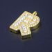 Diamond Letter Necklace Simple Alloy Custom Pendant Necklace Hip-hop Joker Jewelry Choker_ipsvogv.com