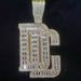 Hip Hop Brand Pendant Alloy Rhinestone Personality Rapper Necklace Trendy Jewelry_ipsvogv.com