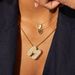 Women's Jewelry 26 Letters Zircon Necklace Stainless Steel Exaggerated 18K Large Gold Chain English Pendant Jewelry_ipsvogv.com