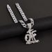 Fashion Full Diamond Hip Hop Men's Necklace Jewelry OTF Pendant_ipsvogv.com