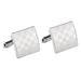 Hot selling fashionable men's French business shirt with laser plaid cufflinks and sleeve studs_ipsvogv.com