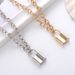 New Jewelry Personalized Versatile Key Lock Pendant Necklace Sweater Chain_ipsvogv.com
