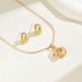 2024 New Style Geometric Necklace Set for Women with Personalized Threads, Unique Earnail Design, Versatile Clavicle_ipsvogv.com