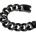 316L Stainless Steel Black Tone Curb 24mm Solid Heavy Bracelet Jewelry_ipsvogv.com