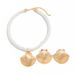 Bohemian Beach Vacation Style Metal Fan Shell Pendant With Exaggerated Personality And Thick Rope Necklace For Women_ipsvogv.com