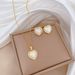 【 Titanium Steel 】 Necklace Earring Light Luxury Full Diamond Love Mermaid Maiden Personality Temperament Banquet_ipsvogv.com