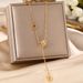 New Internet Famous Small Waist Titanium Steel Necklace For Women, Roman Digital Tassel Collarbone Chain, Niche, Light_ipsvogv.com