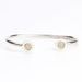 Women's Jewelry Open Bracelet White Copper Bracelet Open Diamond Couple Bracelet_ipsvogv.com