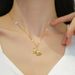 【 】 Light Luxury Charm Gorgeous Full Diamond Self Discipline Bear Necklace Female Internet Celebrity Versatile Clavicle_ipsvogv.com
