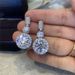 Cao Shi's Domineering Style, Round And Super Sparkling French Style Banquet Light Luxury Earrings, Classic Jewelry_ipsvogv.com