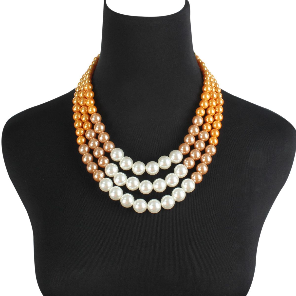 Multi Layer Pearl Fashion Double Pearl Necklace Cross Border Sweater Chain Necklace Accessories_ipsvogv.com
