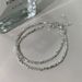 S999 Foot Broken Silver Few Taels Bracelet For Women, Simple, Light Luxury, Cool High-end Style Bracelet, Versatile And_ipsvogv.com