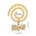 Hot Item FLASH Letter Hip-Hop Fashion Creative Alloy Cuban Chain Lightning Pendant_ipsvogv.com