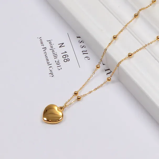 X574 Style Designer Letter Pendant Nes Gold Plated Crysat Women Wedding Party Jewerlry Accessories Double Heart_ipsvogv.com