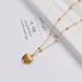 X574 Style Designer Letter Pendant Nes Gold Plated Crysat Women Wedding Party Jewerlry Accessories Double Heart_ipsvogv.com