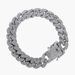Hip Hop Feet Jewelry Accessories Alloy Lock Buckle Water Bracelet Full Chain Men's Necklace Women's Oval Diamond_ipsvogv.com