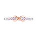 S925 Sterling Silver Ring Female Summer High Grade Retro Infinite Loop 8 Shaped Diamond Bow Two Color Ring_ipsvogv.com