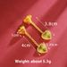 Sand Gold Laser Heart Necklace Tassel Earrings Ring Combination Temperament Light Luxury Yiwu Accessories Jewelry Set_ipsvogv.com