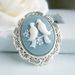 magpie Relief Jewelry Gift, Bride Engagement Party Ring_ipsvogv.com