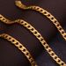 jewelry fashion new gold necklace plated gold men's 6MM sideways necklace manufacturers _ipsvogv.com