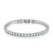 Zircon Bracelet Single Row 4mm Round Full Diamond Tennis Chain Hip Hop Jewelry Tennis Bracelet_ipsvogv.com