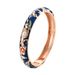 Dai Li's New Enamel Oil Drip Bracelet Ethnic Style Fashion Floral Open Bracelet Children's Birthday Gift_ipsvogv.com