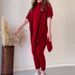 Women's Clothing new autumn round neck bat shirt large size loose sweater casual two piece set_ipsvogv.com
