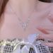 zircon Tassel Silver With Niche Design, High-end, Light Luxury ! Collarbone Chain, Cool Style, Necklace Accessories For_ipsvogv.com