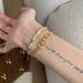 Italian Hollowed Out Milanese Lace Bracelet With Female Niche Design, Micro Inlaid Strap, Wrist Chain_ipsvogv.com
