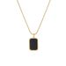 English Inspirational Black Square Titanium Steel For Women, Not Fading, Niche, Light Luxury Collarbone Chain, Internet_ipsvogv.com