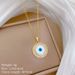 【 Titanium Steel 】 Round Eyes, Personalized Fashion, Light Luxury Temperament, Gorgeous Diamond Necklace, Women's_ipsvogv.com