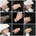 Hip Hop Cool Wind Double Layer Wrapped Layered Bracelet Men's Instagram, Unique Design High End, Versatile Splicing_ipsvogv.com